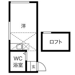 広栄町コーポの物件間取画像